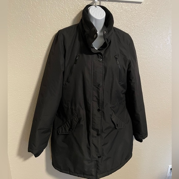 HFX Performance Jackets & Coats Hfx Womens Faux Fur Trim Hood Parka